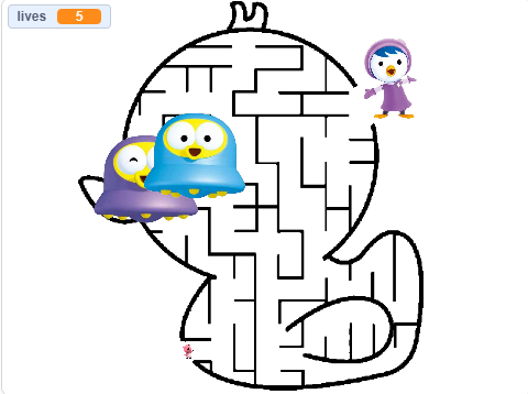 pororo maze